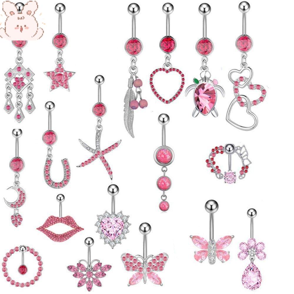 Khuyên Rốn Hình Trái Tim / Ngôi Sao / Bướm Dễ Thương