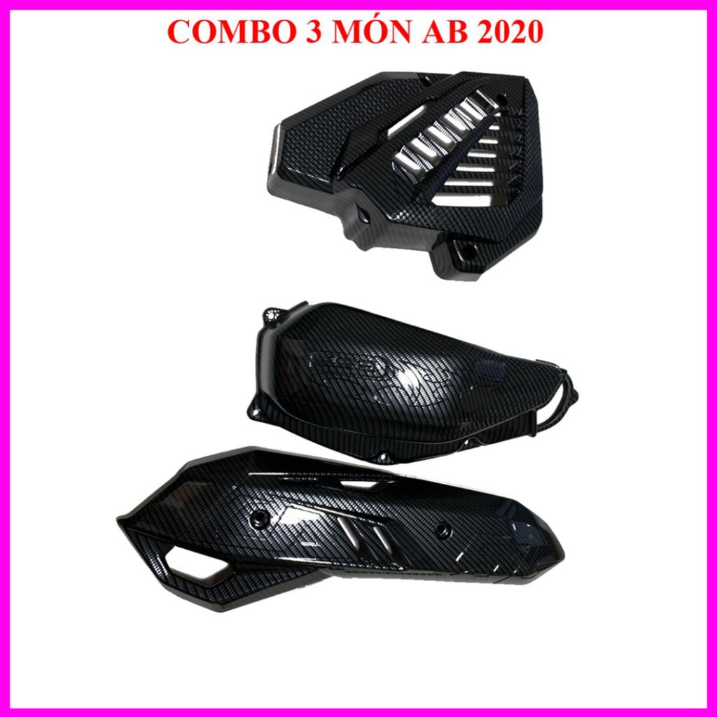 COMBO BỘ CARBON TRANG TRÍ AB 2020 ( AIR BLADE 2020, 3 MÓN , 4 MÓN)