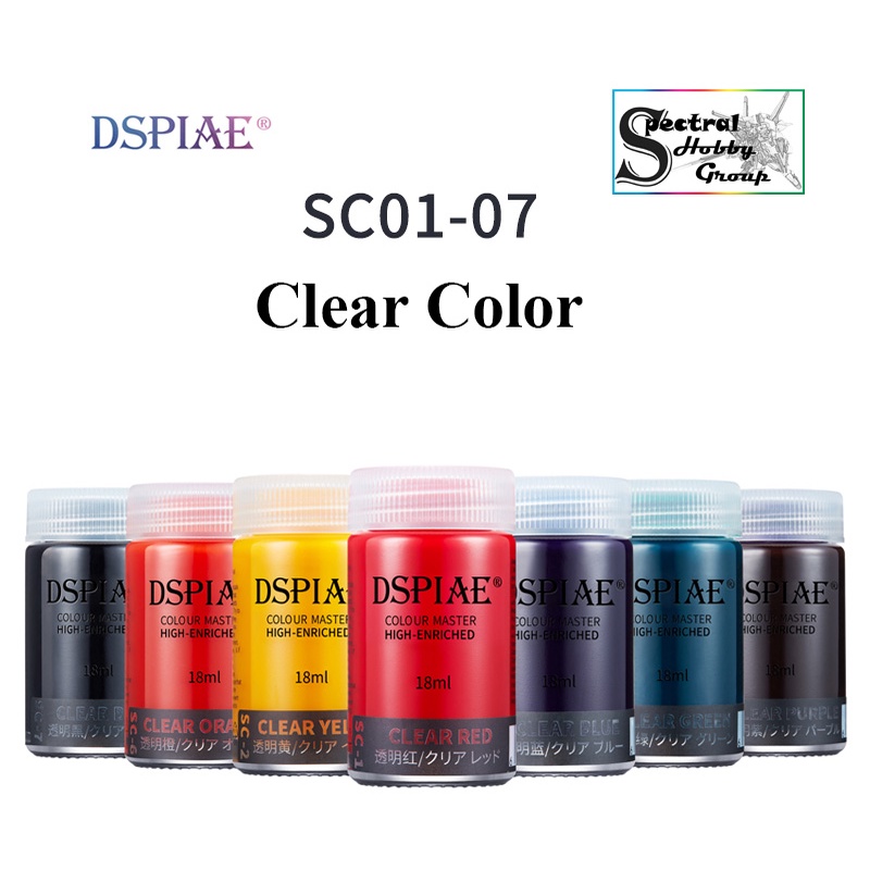 Sơn mô hình Dspiae Super Clear Paint Color Colour Master High Enriched
