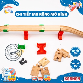 Mô hình - Các chi tiết phụ mô hình Trụ xám - chốt nối - miếng nối