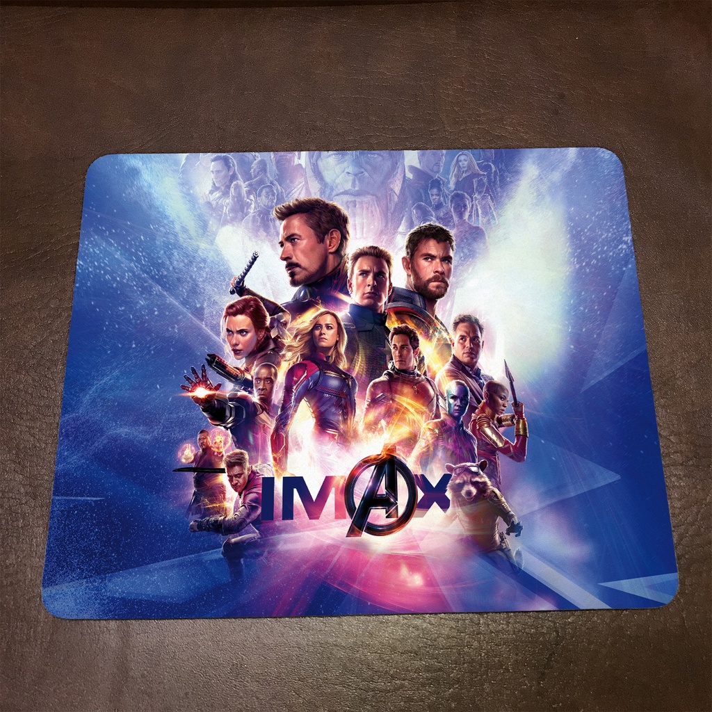 Lót chuột máy tính Marvel TONG HOP - Mẫu 4 Mousepad cao su êm ái, nhận in theo yêu cầu