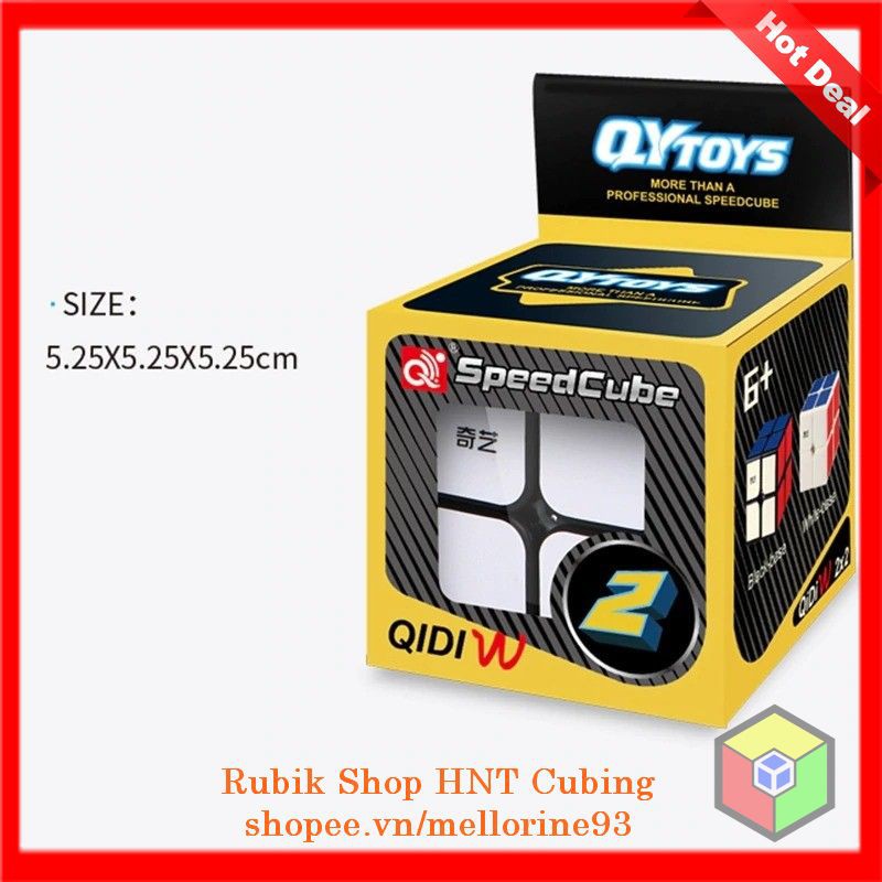 Đồ Chơi Rubik 2x2 QiYi 2 Tầng QiDi W - Khối Lập Phương Rubik Ma Thuật (Bản Nâng Cấp Của QiDi 2x2)