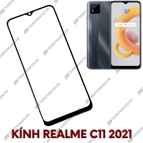 Kính realme c11 2021 (kính ép)