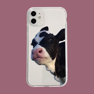 Ốp Điện Thoại Chống Sốc Họa Tiết Bò Sữa Cho Iphone 13 Pro 11 Pro Max Xr 6s 7 8 Plus 14 Mini 12 Pro Xs Max