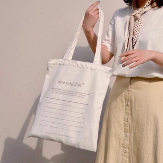 [ẢNH THẬT] Túi Tote She Said...