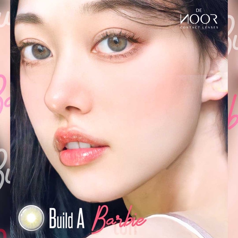 Barbie - Lens Xám Tây Hot Tiktok Tự Nhiên Như Mắt Thật - Chính Hãng Hàn Quốc - Bảo Hành 2 Tuần - DeNOOR