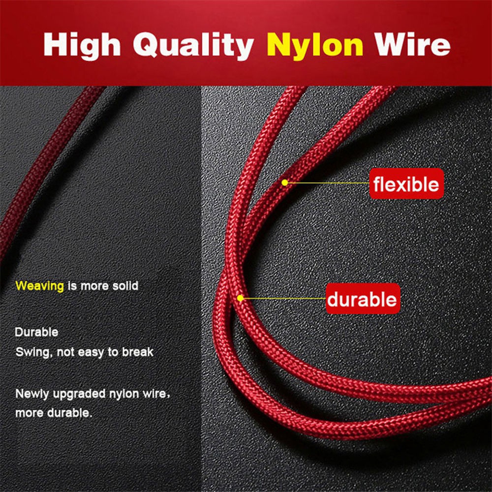 2.3A Fast USB Charging Phone Cable 3 in 1 USB Type-C IOS Light Charging Cable For iPhone Oppo Redmi