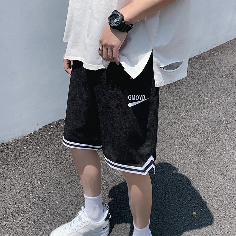 Quần short bóng rổ in chữ phong cách Hàn Quốc cho nam fashion quần ngắn nam bigsize unisex quần đùi quần short