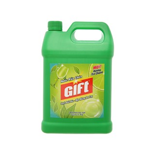 Can nước rửa chén Gift hương trà chanh 3.8 kg