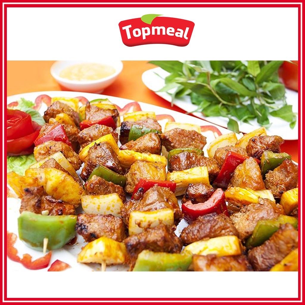 HCM - Thịt nạc dăm heo Topmeal  - Thích hợp với các món nướng, chiên, thịt viên,... -
