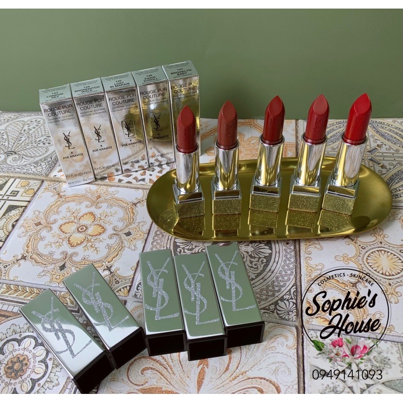 [New 2021] Son YSL vỏ bạc Zoe Kravitz 143 / 144 / 145 / 146 / 147 | BigBuy360 - bigbuy360.vn