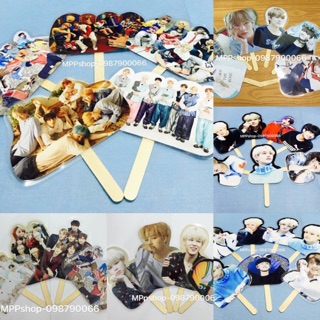 2 quạt BTS ép và thành viên ( khách chọn mẫu nào nhắn shop )