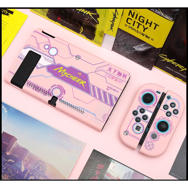 Vỏ Bảo Vệ Màu Hồng Cho Máy Chơi Game Nintendo Switch