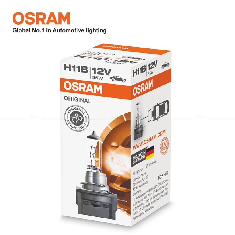 Bóng Đèn Halogen OSRAM Original H11B 64241 12V 55W - Nhập Khẩu Chính Hãng