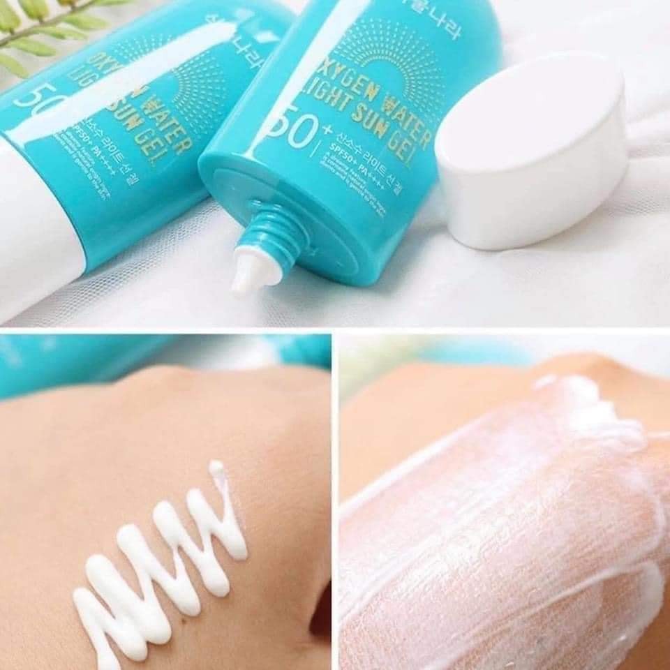 Có bill_ Kem chống nắng nâng tone Oxygen Water Tone up Sun Cream SPF 50+ mẫu mới