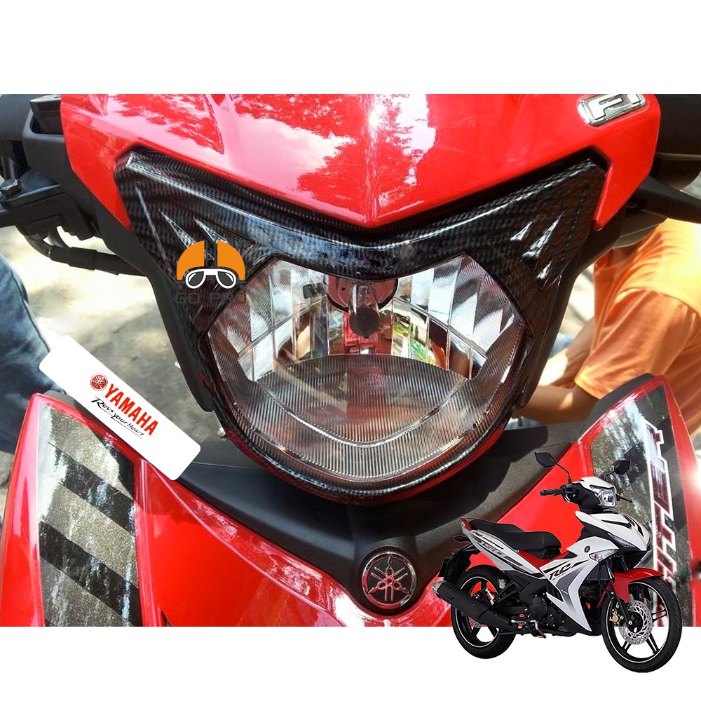 [CHÍNH HÃNG] Ốp Viền Đèn Pha Dành Cho EXCITER 2015 Nhựa Xi