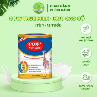 Sữa Bột Cow True Milk Hươu cao cổ 900g - Phát Triển Chiều Cao, Tầm Vóc, Thông Minh Vượt - SONMILK