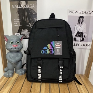 Balo thời trang nam nữ cặp sách đi học phản quang 7 màu chất vải canvas chống thấm nước sẵn nhiều mẫu BZ 022