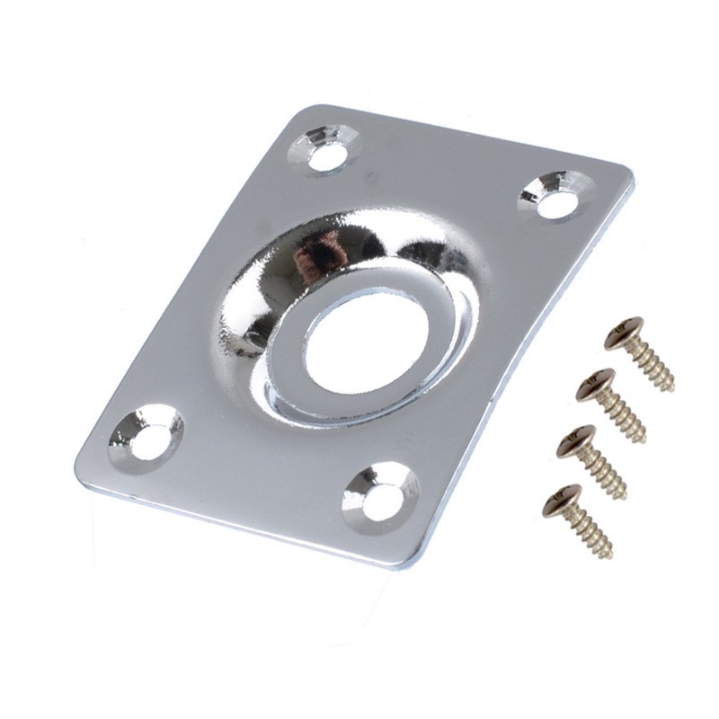 Nắp ổ jack đàn guitar electric , bass I guitar jack plate