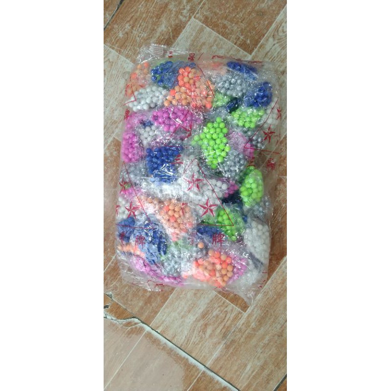 Bi nhựa trang trí 6 mm 10 k ,5 bich