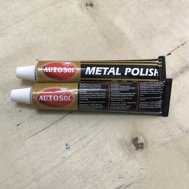 [Mã LIFEAUSALE giảm 10% tối đa 15K đơn 0Đ] Kem đánh bóng kim loại : AUTOSOL METAL POLISH 50g/ 37.5ml và 100g/75ml