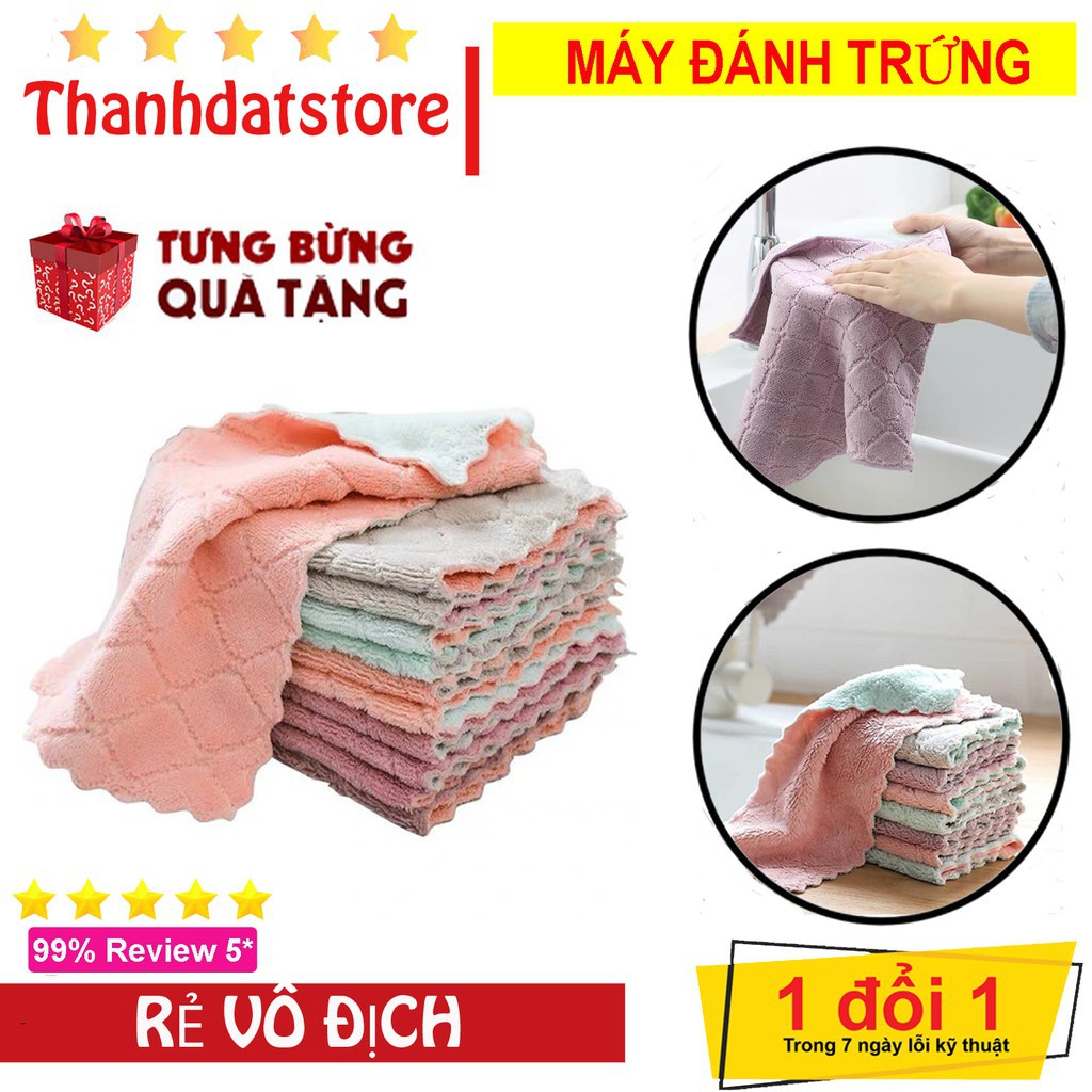 Khăn Lau Tay Nhà Bếp Đa Năng Thấm Hút Nước Tốt