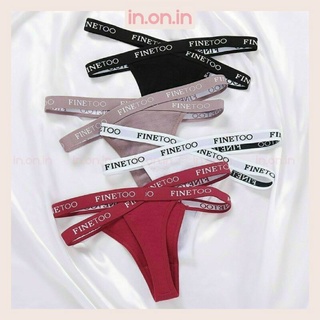 Quần lọt khe cotton dây đan chéo freesize inonin
