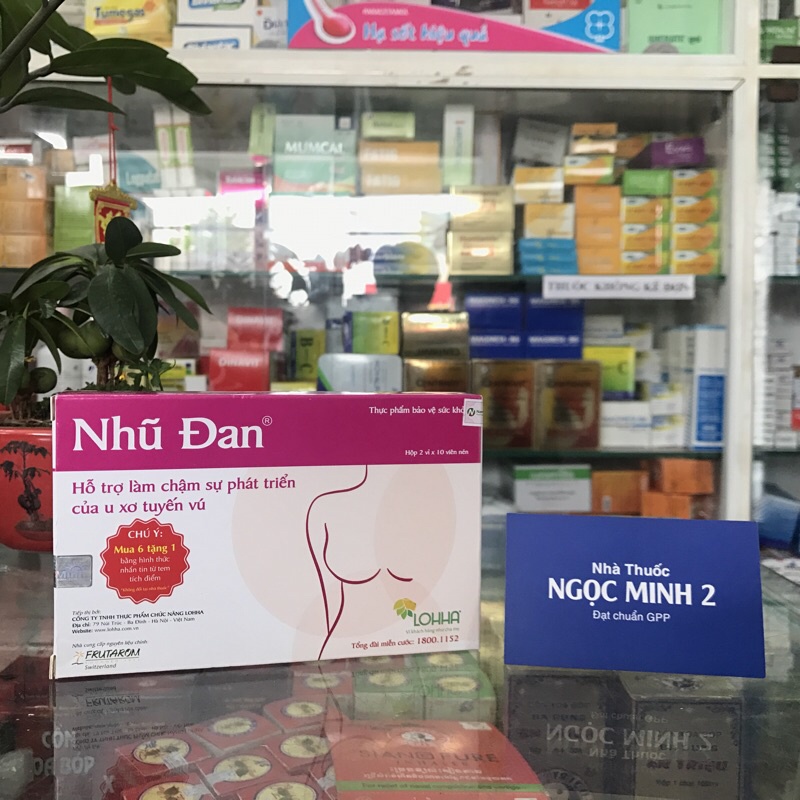 ✅ [Chính Hãng] Nhũ Đan Hỗ trợ làm chậm sự phát triển của u xơ tuyến vú
