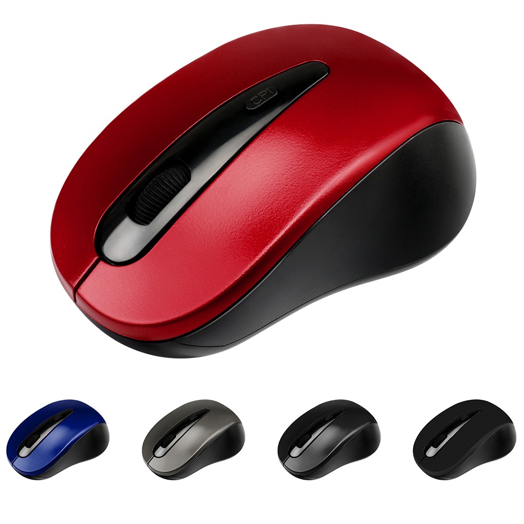 2.4GHz Wireless Mouse 1600DPI Optical Computer Cordless Office Mice with USB Receiver