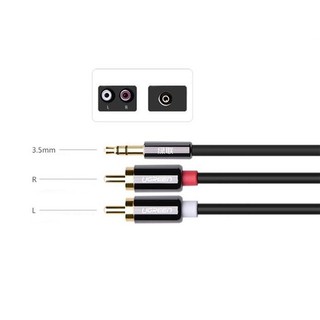 Cáp loa 3.5mm sang RCA 1.5m Ugreen 10583