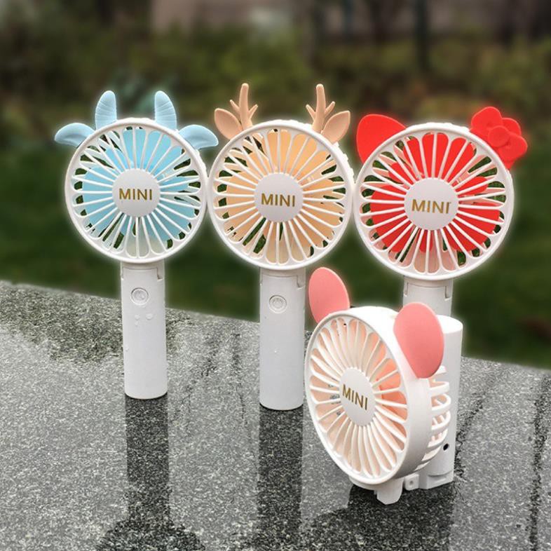 Quạt Mini Fan Có Dây Sạc USB 1 Cấp Độ Gió Siêu Mát - Quạt Cầm Tay Và Gấp Gọn Để Bàn NO.X9 ( Màu Ngẫu Nhiên )