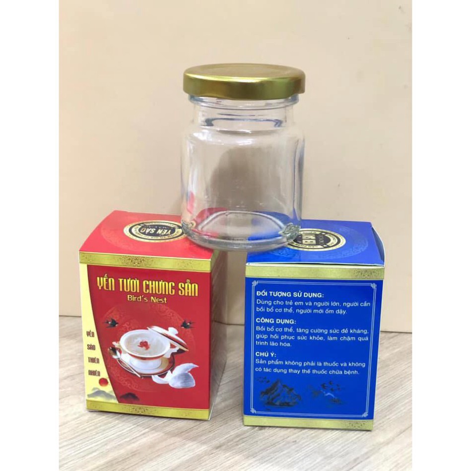 [GIÁ RẺ] Hũ Thủy Tinh 70ml/ 100ml / 180ml/ 200ml/ 220ml/ 300ml Đựng Yến HALO