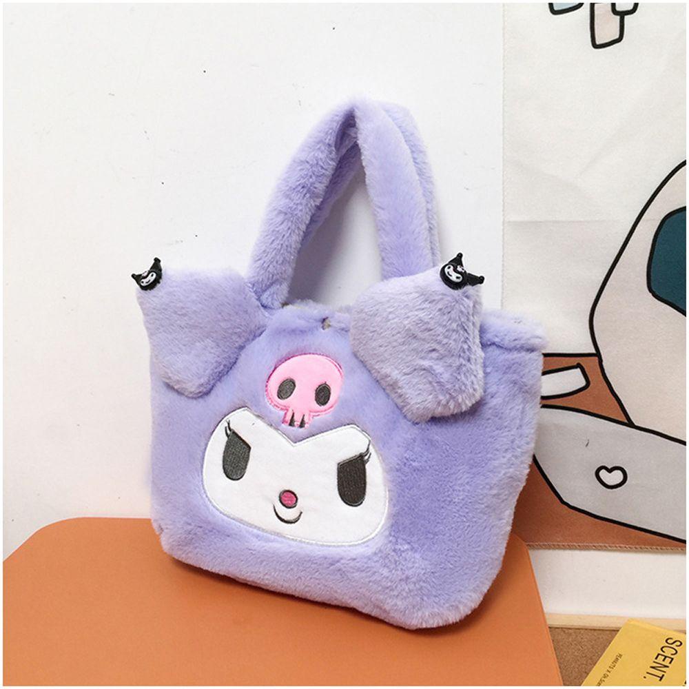 Túi Tote Phối Lông Sức Chứa Lớn Đựng Điện Thoại Họa Tiết Melody StarDelu Cún Cinnamon Đáng Yêu