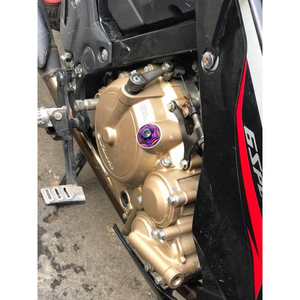 Ốc walang Ốc Nhớt INOX MẠ TITAN RAIDER EX135 WINNER SONIC WAVE DREAM