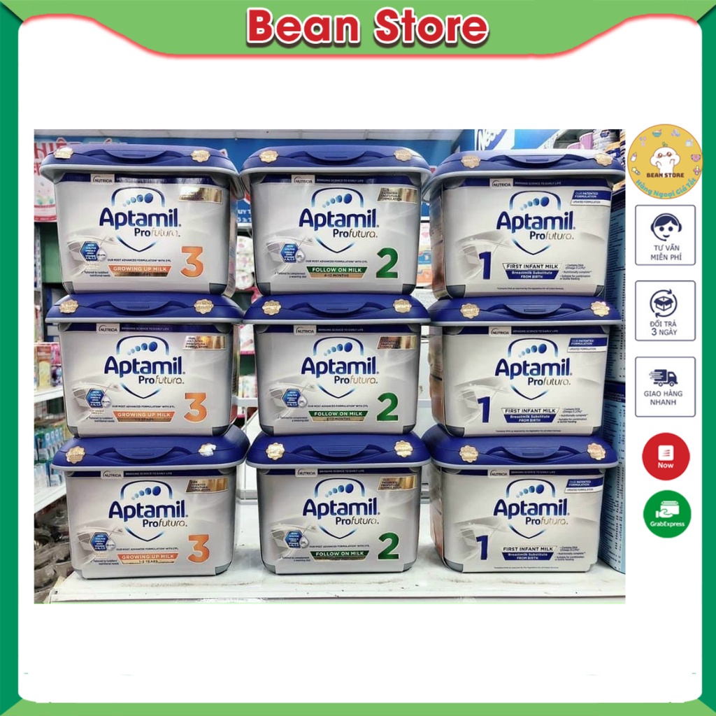 Sữa Aptamil Anh mẫu mới nhất số 1, 2, 3 dễ hấp thu giúp trẻ tiêu hóa tốt  -  𝐁𝐞𝐚𝐧 𝐒𝐭𝐨𝐫𝐞