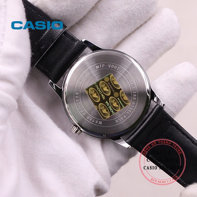 Đồng hồ nam Casio MTP-V002L-1B3UDF dây da