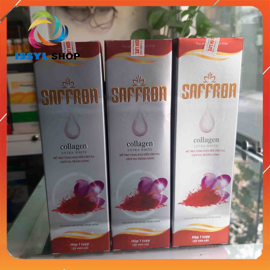 VIÊN TRẮNG DA SAFFRON EXTRA WHITE - Bật Tông Trắng Da Xóa Tan Sạm Nám Công Nghệ Nhật Bản - CHÍNH HÃNG HỘP 20 VIÊN SỦI | BigBuy360 - bigbuy360.vn