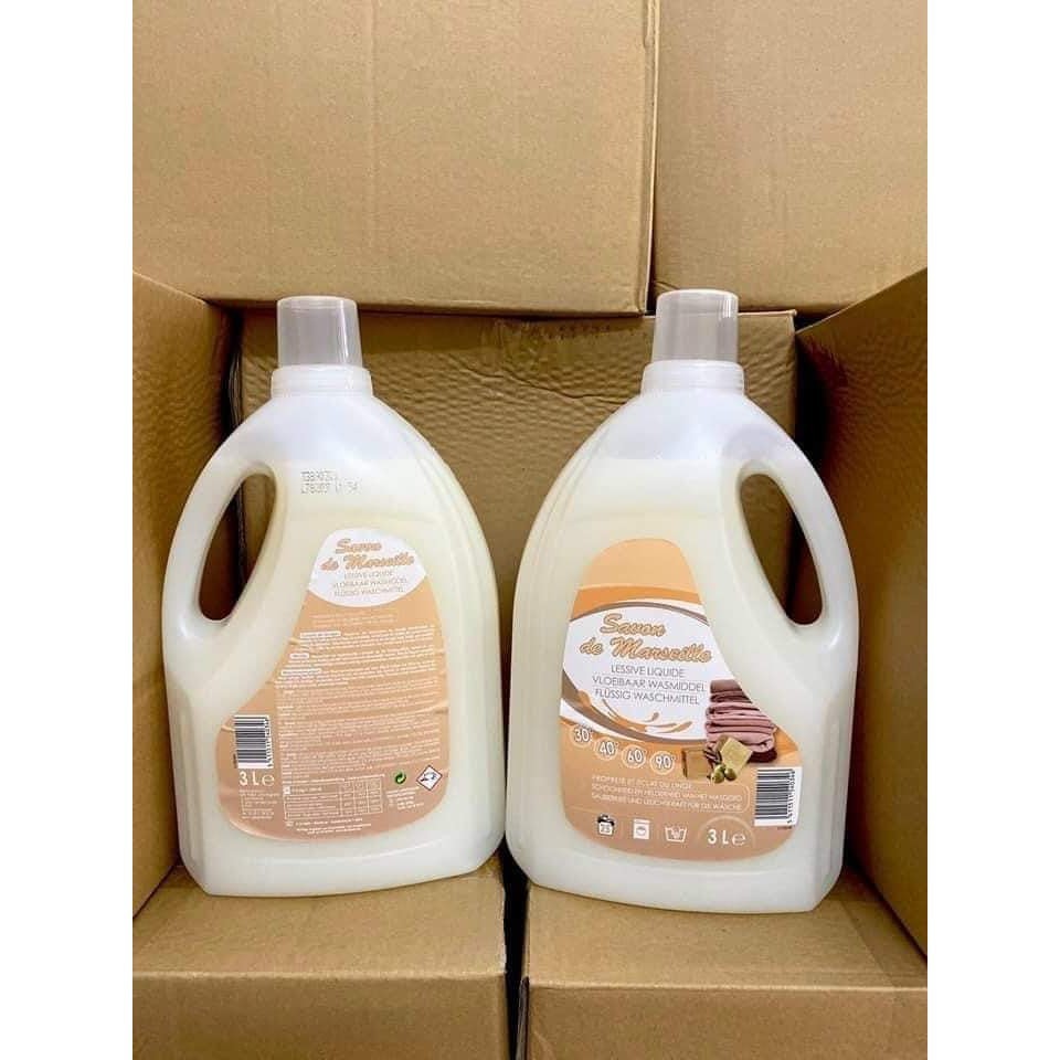 Nước giặt Savon 3L lưu hương thơm ngát bền lâu [hàng Pháp]