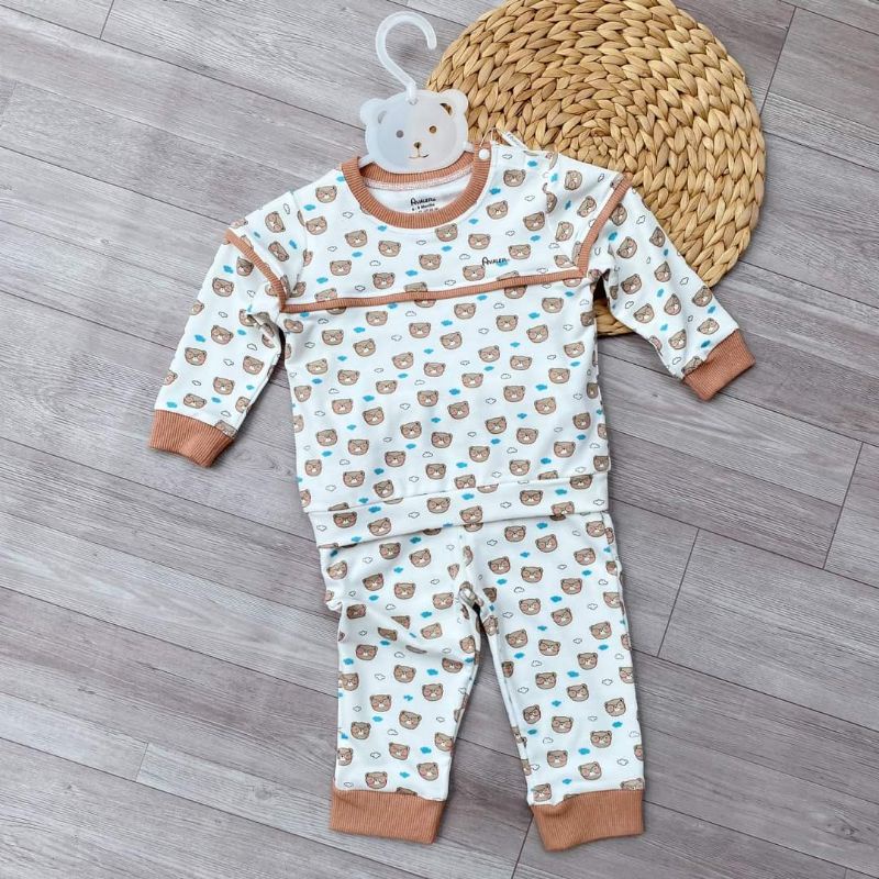 Avaler_ Bộ nỉ da cá cho bé