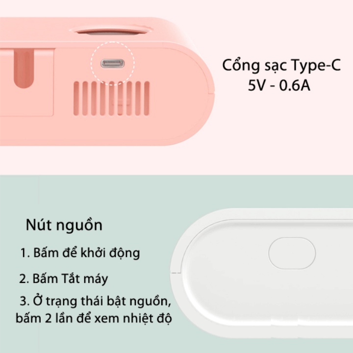 Máy khử khuẩn bàn chải đánh răng Xiaomi - Tặng kệ lấy kem đánh tự động, tia UV khử tới 99.99% vi khuẩn , bảo hành 2 năm