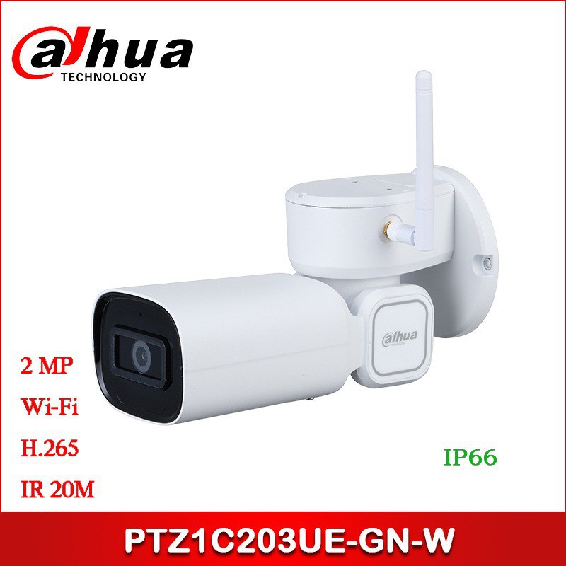 . Camera IP Wifi PTZ 2MP DAHUA DH-PTZ1C203UE-GN-W- Bảo hành chính hãng 2 năm .