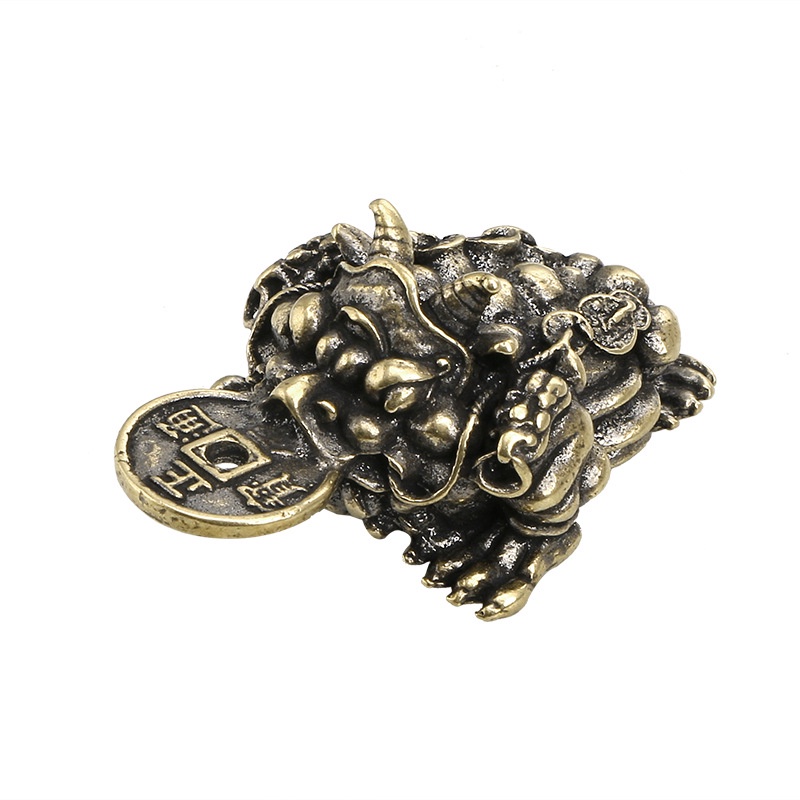 Lư hương bằng đồng thau nguyên chất hình động vật hoang dã