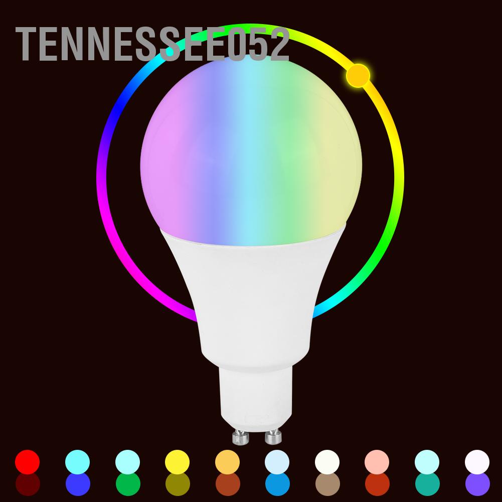 [Hàng Sẵn] Bóng đèn LED thông minh WiFi Bluetooth RGB Thay đổi màu sắc làm mờ cho Amazon / alexa / google / home / IFTTT / Tmall Genie 85-265V【Tennessee052】