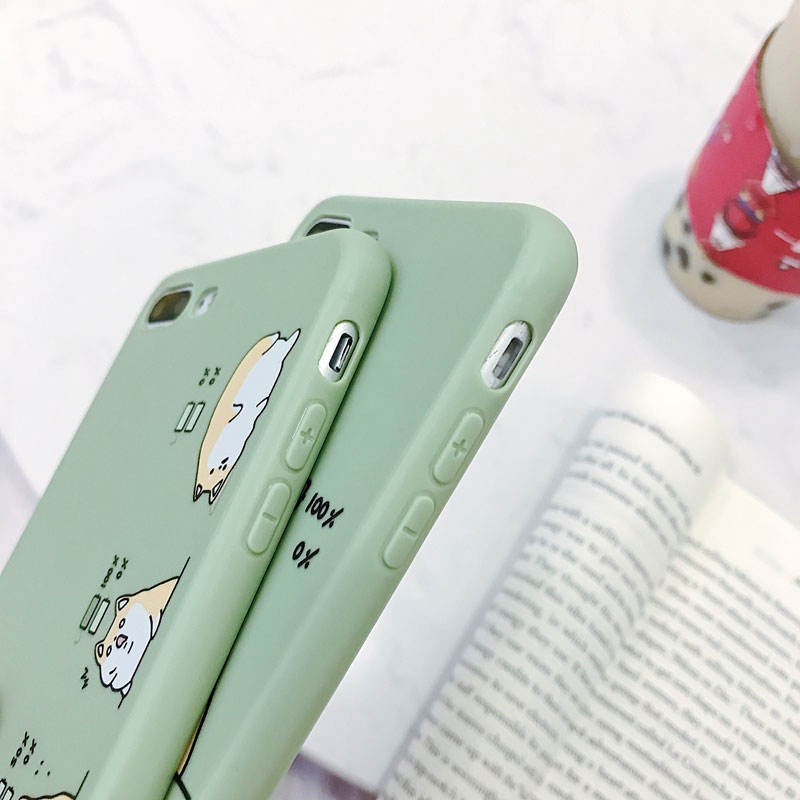 Ốp điện thoại hình mèo xinh xắn cho iPhone 8 7 6s 6 x XR XS Max Plus | BigBuy360 - bigbuy360.vn
