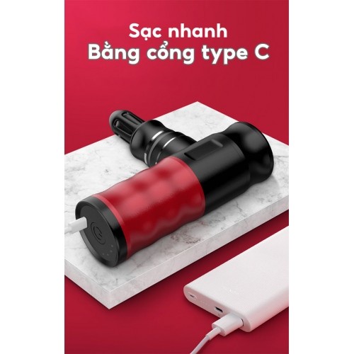 Súng massage cầm tay Mini Ming Zhen MZ-138G - Pin sạc