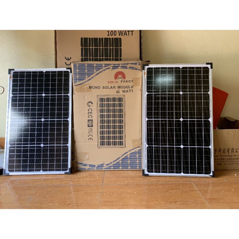 Pin Năng Lượng Mặt Trời Solar FanCy CHÍNH HÃNG 40W Mono cell