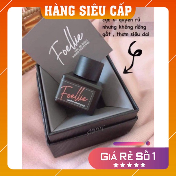 Nước Hoa Vùng Kín ❤️𝑭𝒓𝒆𝒆𝒔𝒉𝒊𝒑❤️ Nước hoa FOELLIE 5ml Hương Thơm Nhẹ Nhàng Quyến Rũ