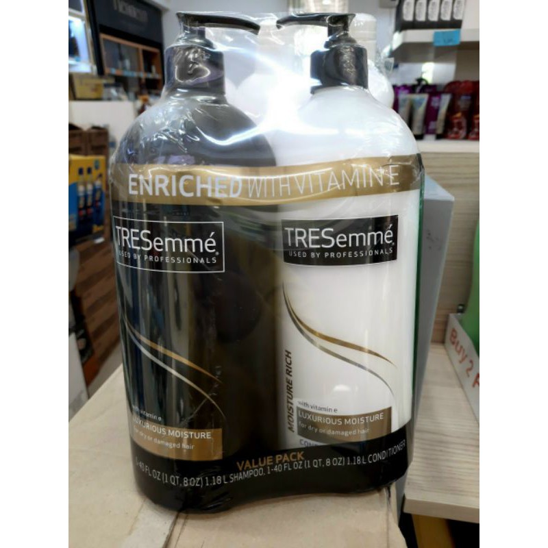 cập dầu gọi + xả TRESemmé 1150ml usa
