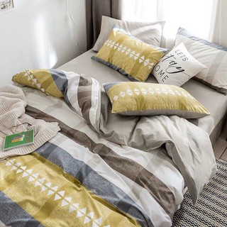 [ Cottong Lụa ] 100% - 9 Mẫu Mới Sét Chăn Ga Gối Cottong Lụa
