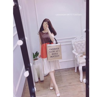 Váy đũi 3 tầng sát nách vnxk